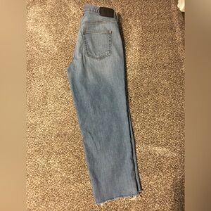 Eddie Bauer high waisted crop jeans.